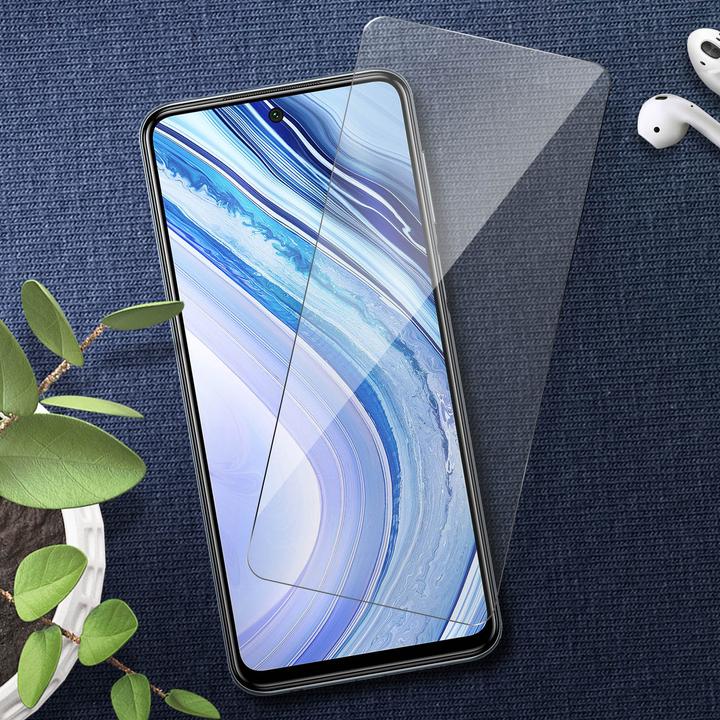Actual product image Avizar Crystal clear film, glass screen protector (1 Piece, Xiaomi Redmi Note 9S)