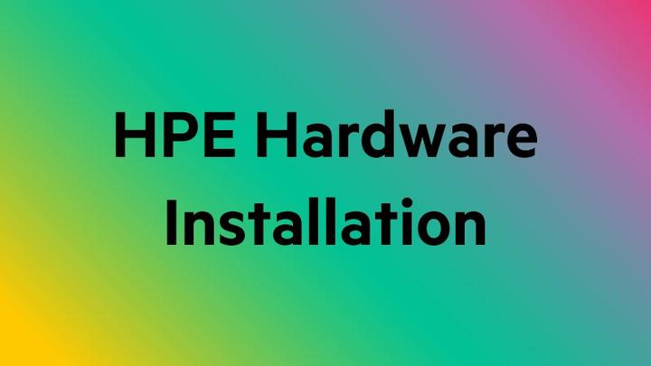 Produktbild HPE Install Storage Switches SVC