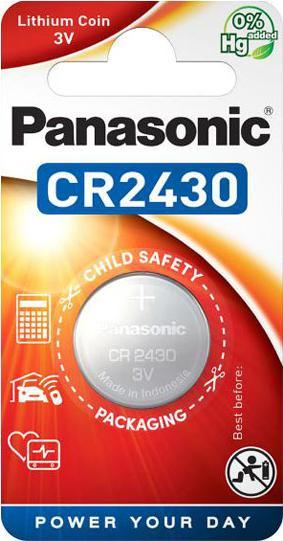 Panasonic Lithium vermogen CR2430 (1 Pcs., CR2430, 285 mAh)