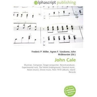 Thumbnail - John Cale, Fachbücher von Agnes F. Vandome, Frederic P. Miller, John McBrewster