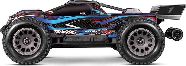 Produktbild Traxxas MINI-XRT Brushless VXL-3S 4WD blau, inkl. 2S Akku/Lader (RTR Ready-to-Run)
