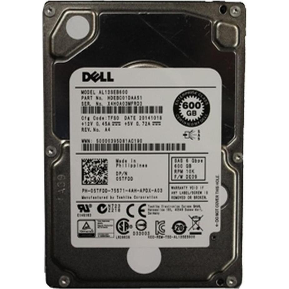 Dell HD 600G SAS 10K 2.5 T-13SE E/C (0.60 TB, 2.5"), Festplatte