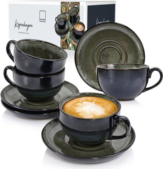 Image du produit Sänger Geschirr Set de tasses à café Copenhague (250 ml, 8 x)
