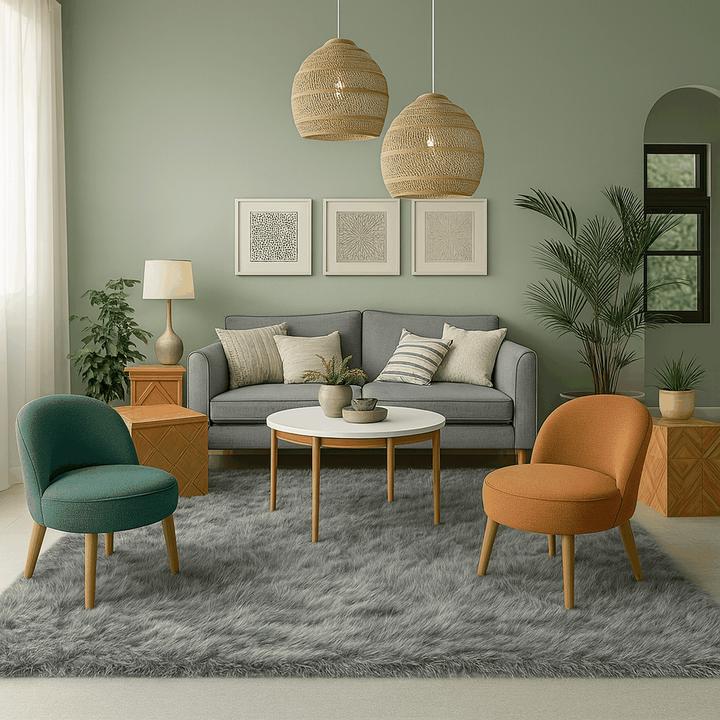 Produktbild Pergamon Luxus Super Soft Fellteppich Aspen Meliert (140 x 180 cm)