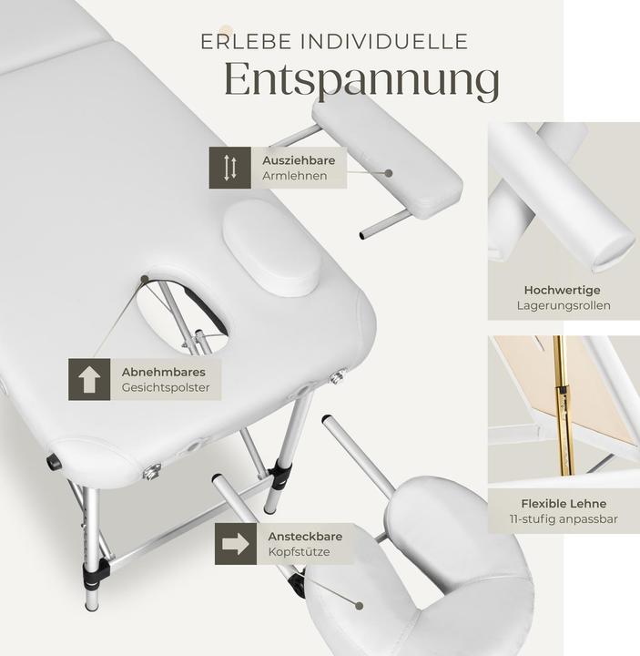 Produktbild tectake 3 Zonen Massageliege