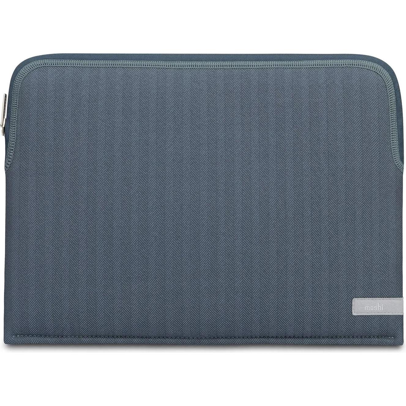 Moshi Pluma Laptop Sleeve (14", Apple), Notebooktasche, Blau