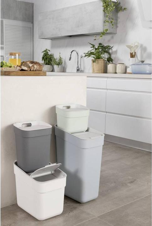 Produktbild Curver Ready to Collect 254718 Mülltrenn-System Kunststoff Weiss, Dunkelgrau, G (40 l)