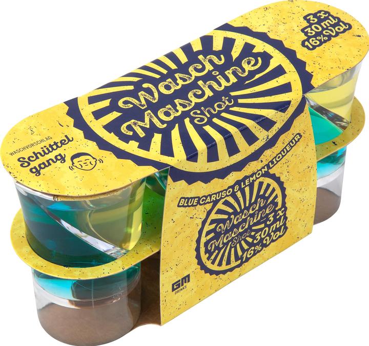 Produktbild GM Drinks Waschmaschine (3 x 3 cl)