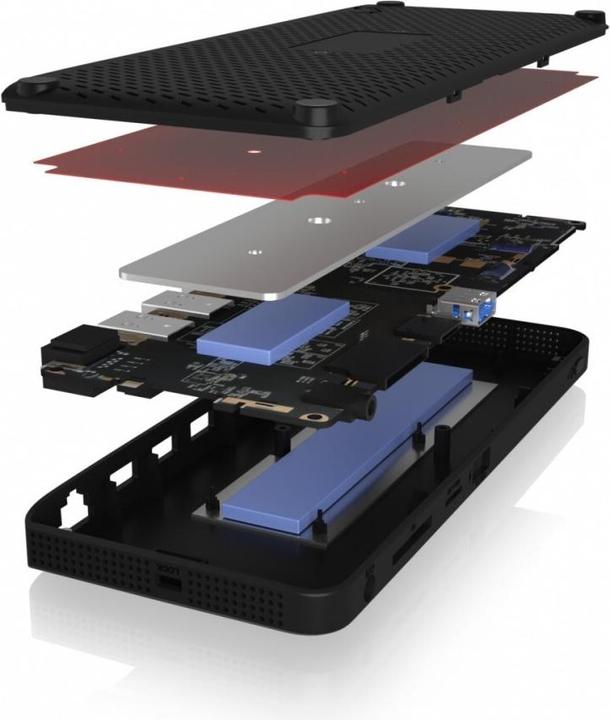 Actual product image Icy Box IB-DK2416-C (USB-C, 9 ports)