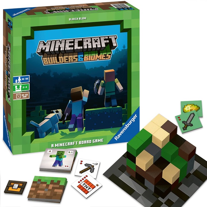 Immagine prodotto Ravensburger Minecraft Builders & Biomes (Tedesco, Inglese, Italiano, Francese)