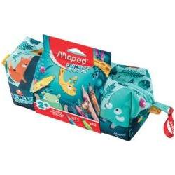 Maped, Etui, Schlamper JUNGLE FEVER mehrfarbig