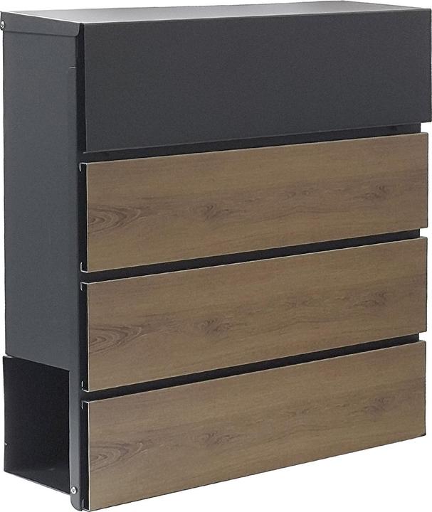 Actual product image HTI-Living Briefkasten Amin Holzoptik mit Zeitungsfach