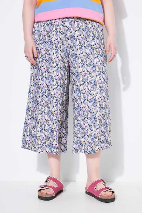 Produktbild Studio Untold Culotte, Wide Legs, Alloverprint, Elastikbund (48)