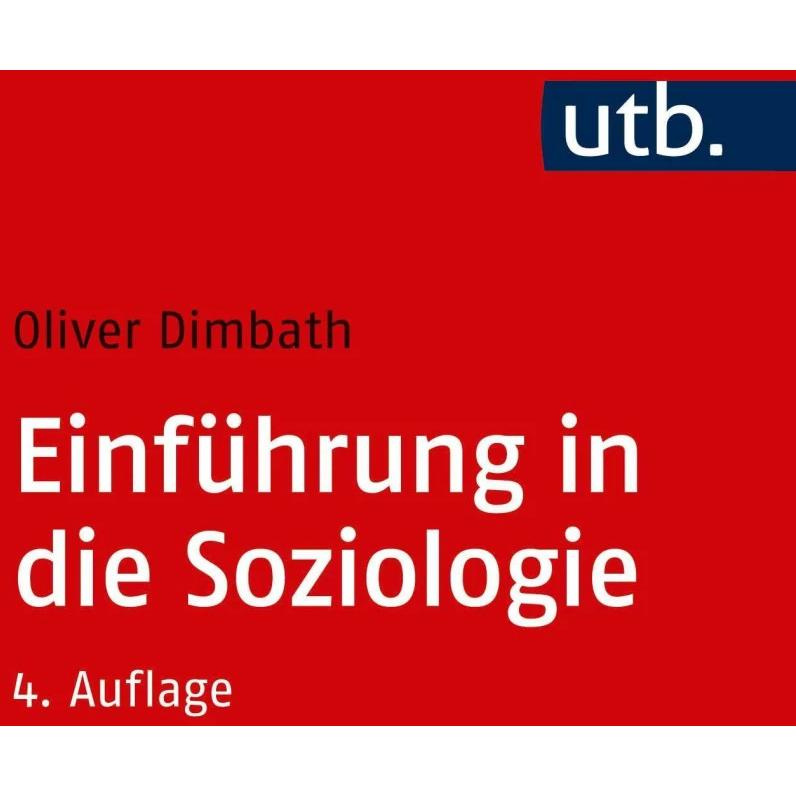 Thumbnail - Einführung in die Soziologie, Fachbücher von Oliver Dimbath