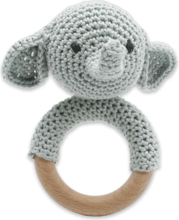 Hardicraft Elefante con sonaglio - Set all'uncinetto
