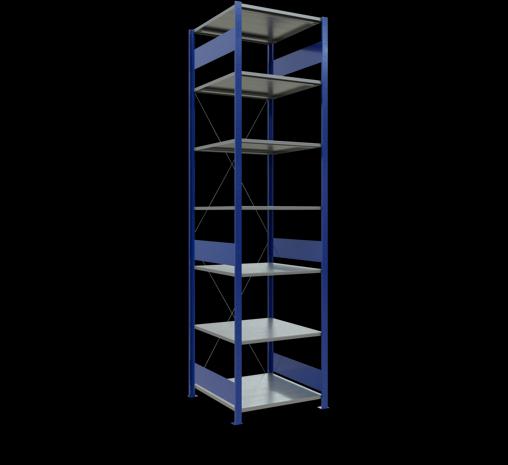 Immagine prodotto Schulte Lagertechnik MULTIplus150 sistema di scaffalatura di base senza bulloni con traversa