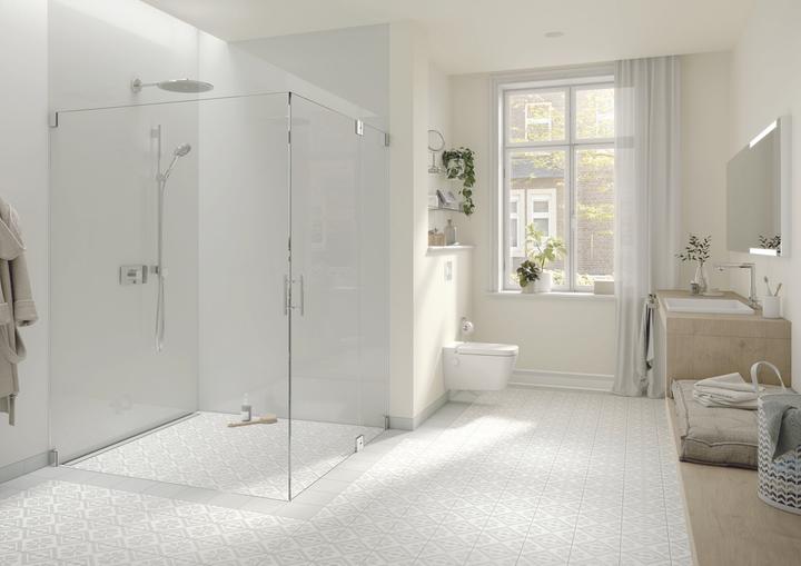 Actual product image TECE TECEone wall-hung toilet with shower function, cold water, rimless