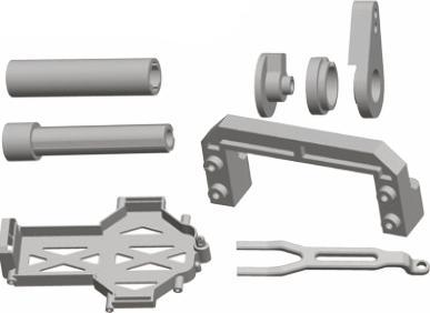 Produktbild Amewi Wellenhülse, Servo & Akkuteile für Eagle 3.2 & 3.3
