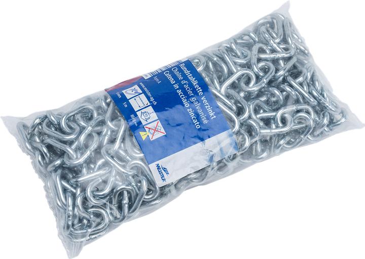 Image du produit Meister Chaîne d'acier forme a galvanisée (5 m)
