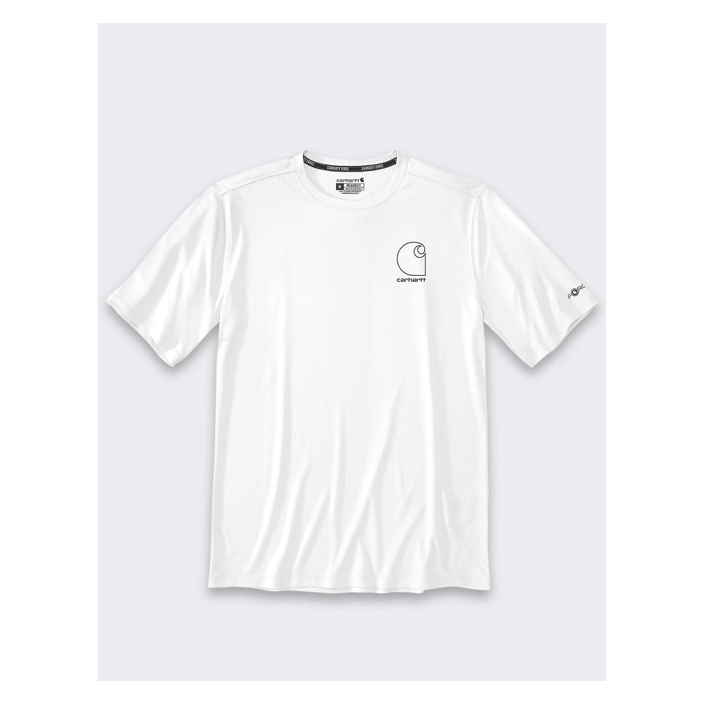 Salomon, Werk Top, Leichtes Weisses T-Shirt „Sun Defender“ Mit Logo (Xxl)