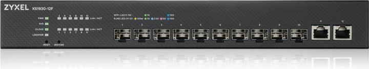 Produktbild Zyxel 12-Port Smart Managed Switch,10x10G SFP+ 2x10GBit RJ45 (12 Ports)