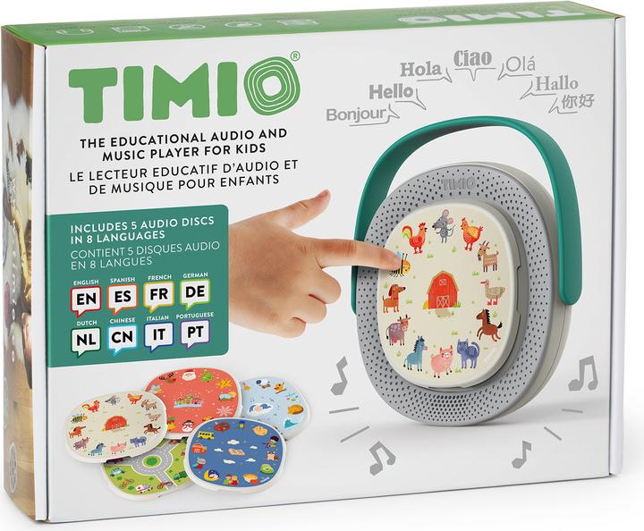 Immagine prodotto Timio Lettore audio (Tedesco, Spagnolo, Cinese, Francese, Multilingue, Italiano, Islandese, Portoghese, Inglese)