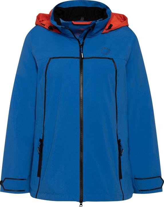 Produktbild Ulla Popken Segel-Funktionsjacke, wasserdicht, Kapuze, 2-Wege-Zipper (50, 52)