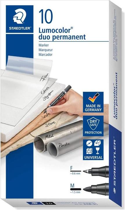 Produktbild Staedtler Permanentmarker 348 (10x)