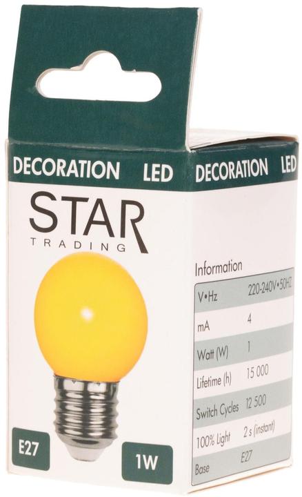 Star Trading LED Mini Lampe (E27, 1x)