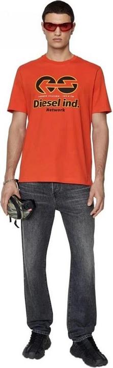 Actual product image Diesel Unisex Adult Power Station Logo T-Shirt (M)