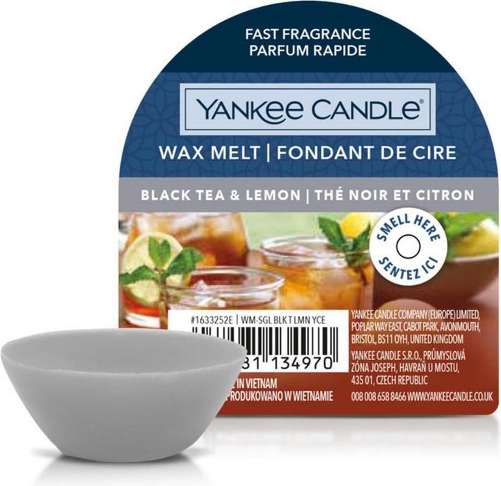 Actual product image Yankee Candle Duftwachsplättchen Black Tea & Lemon