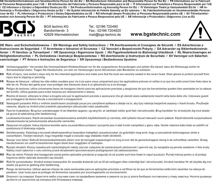 Produktbild BGS T-Griff-Schlüssel-Satz