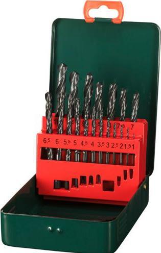Actual product image Metabo HSS-R Drill Storage Case "SP (1 mm, 1.5 mm, 10 mm, 2 mm, 2.5 mm, 3 mm, 3.5 mm, 4 mm, 4.5 mm, 5 mm, 5.5 mm, 6 mm, 6.5 mm, 7 mm, 7.5 mm, 8 mm, 8.5 mm, 9 mm, 9.5 mm)