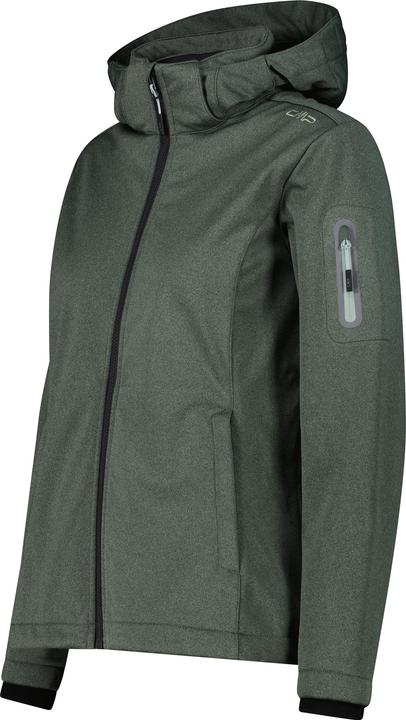 Produktbild CMP Campagnolo Women's Jacket Zip Hood Melange Softshell (42, L)