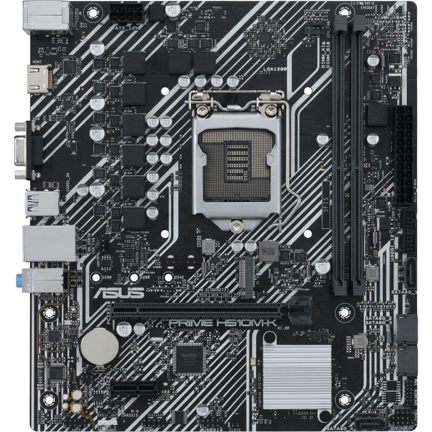 ASUS PRIME H510M-K (LGA 1200, Intel H510, mATX), Mainboard