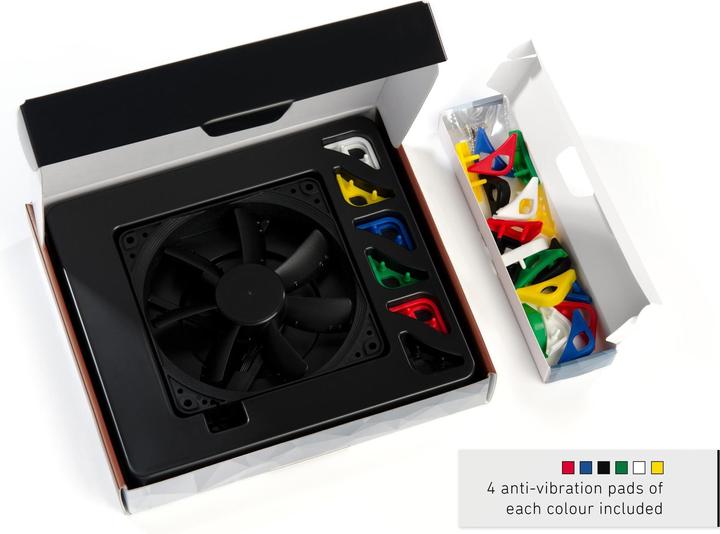 Produktbild Noctua NF-S12A PWM chromax.black.swap (120 mm, 1x)
