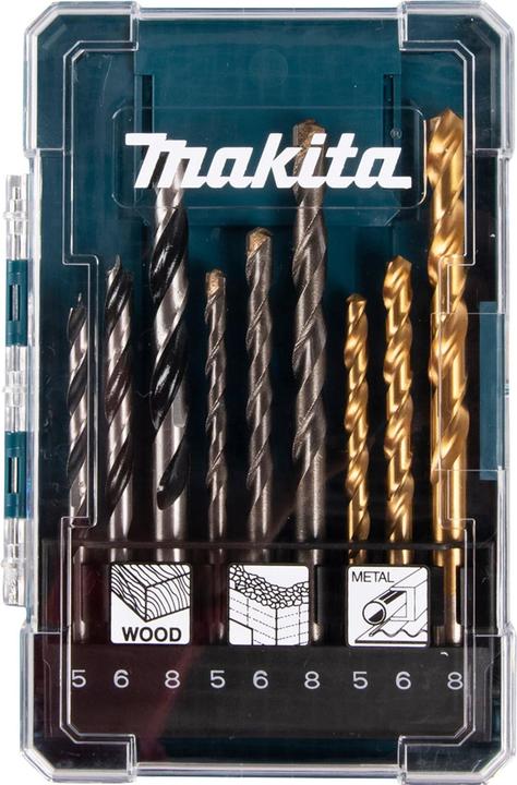 Actual product image Makita Drill assortment 9 pcs. (5, 6, 8 mm)