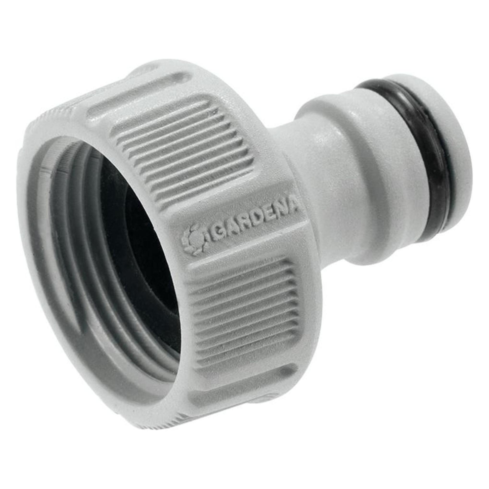 Gardena – Adattatore Per Rubinetto 2 In 1, 1/2'' E 3/4'' – Connettore Universale In Plastica, 6 Pezzi, Con Nastro Sigillante – Per Tubi Da Giardino - 2