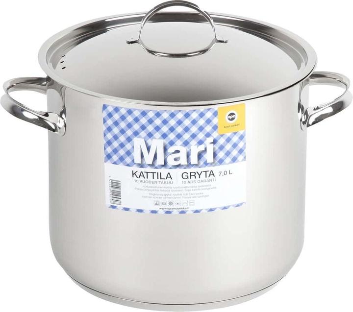 OPA Mari Pot, 7 L (Kochtopf, Edelstahl)