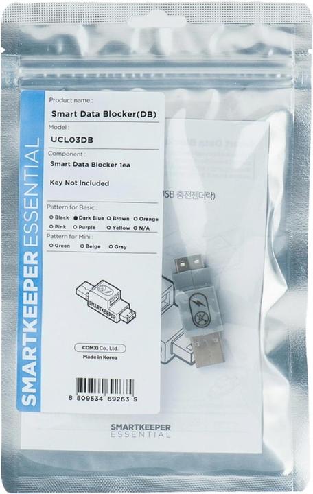 Produktbild Smart Keeper SmartKeeper Basic "USB-A Port" Smart Data Blocker dunkleblau