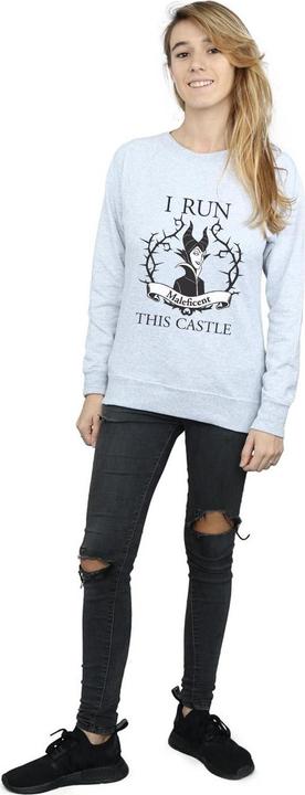 Image du produit Disney - Sweat MALEFICENT RUN THIS CASTLE - Femme (M)