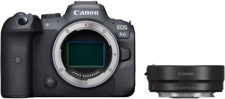 Produktbild Canon EOS R6 Body + EF Adapter
