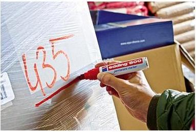 Actual product image Edding Permanent Marker 800 (Blue, 4 mm, 1 x)