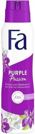 Actual product image Fa Deodorant Spray Purple Passion with Refreshing Violet Blossom Scent 150ml (Spray, 150 ml)