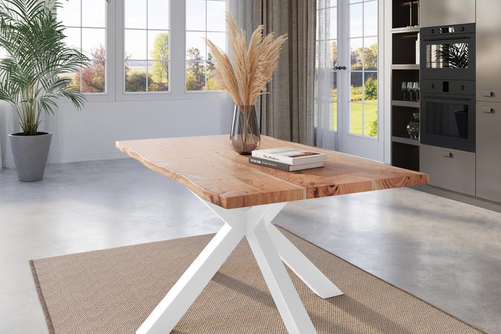 Actual product image SAM KALEA Baumkante massiv Akazie (120 x 80 x 77 cm)