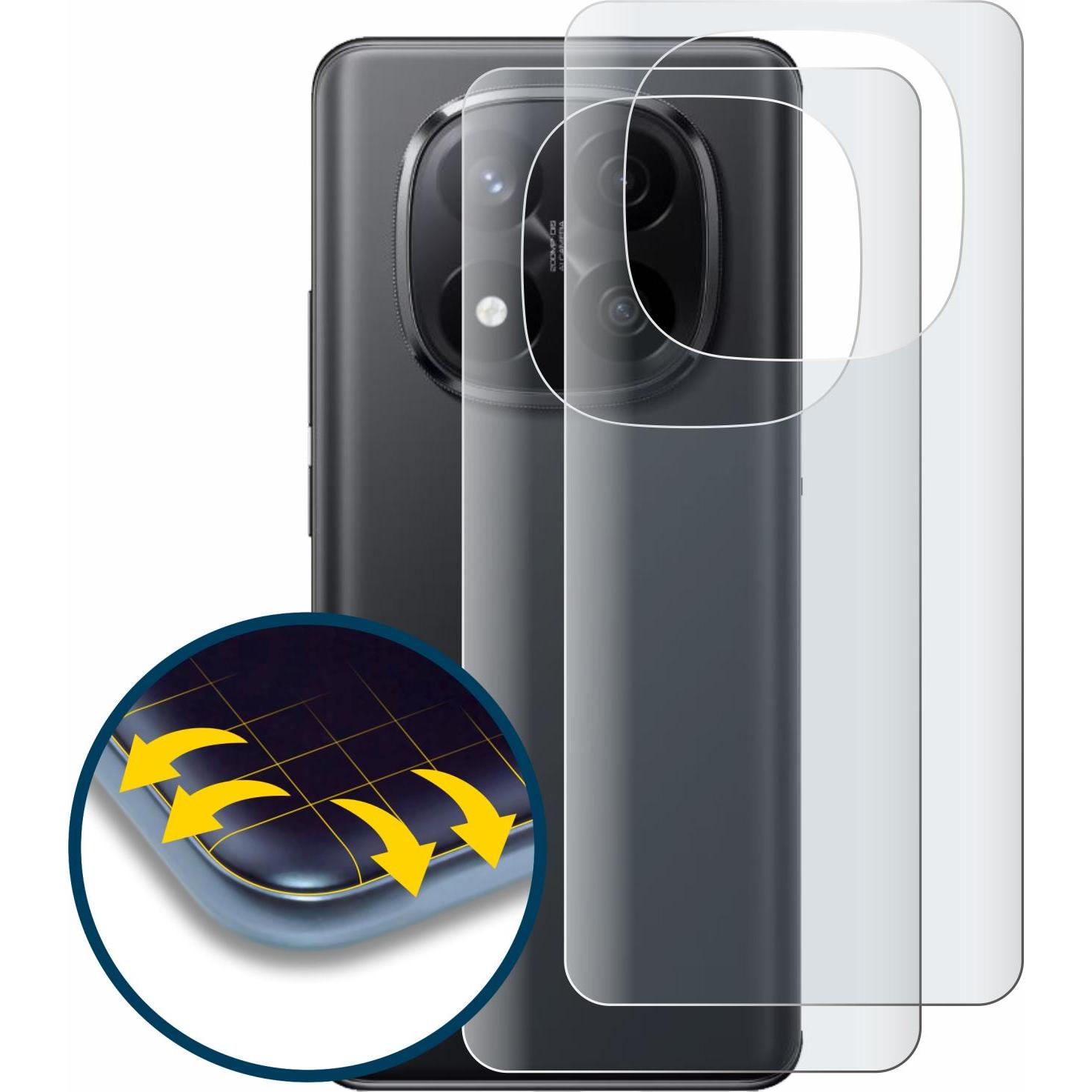 Thumbnail - BROTECT Fullscreen Schutzfolie Displayschutz Folie Matt Entspiegelungsfolie (2 Stück, Xiaomi Redmi Note 14 Pro), Smartph...