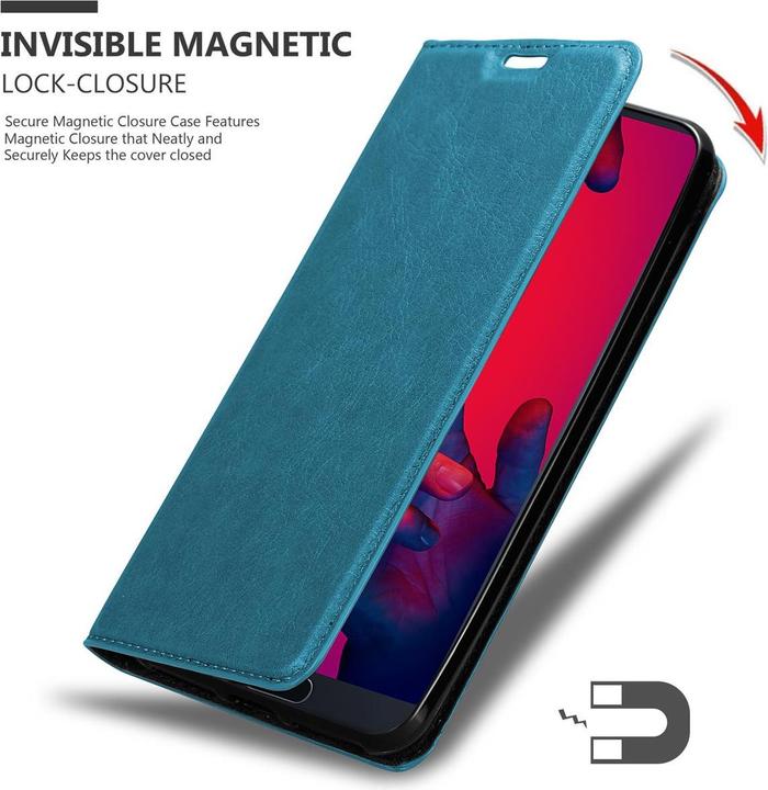 Actual product image Cadorabo Book Invis. Magnet sleeve (Huawei P20 Pro, Huawei P20 Plus)