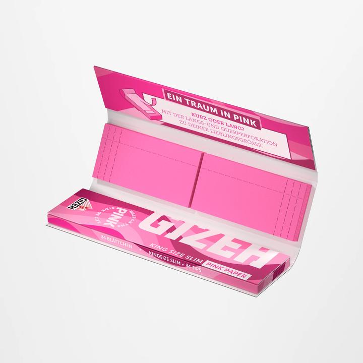 Produktbild Gizeh ALL Pink King Size Slim + Tips