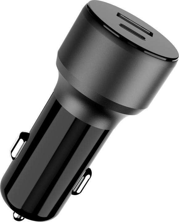 Qualo Recycling USB-A USB-C car charger black 32W QRLS-AC-01-32