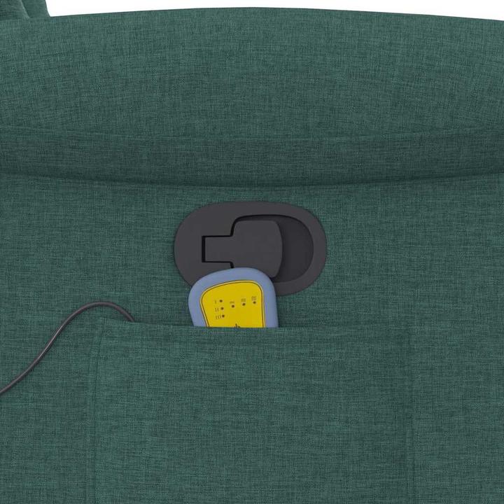 Image du produit VidaXL Fauteuil de massage Vert foncé Tissu Massage Fauteuil TV